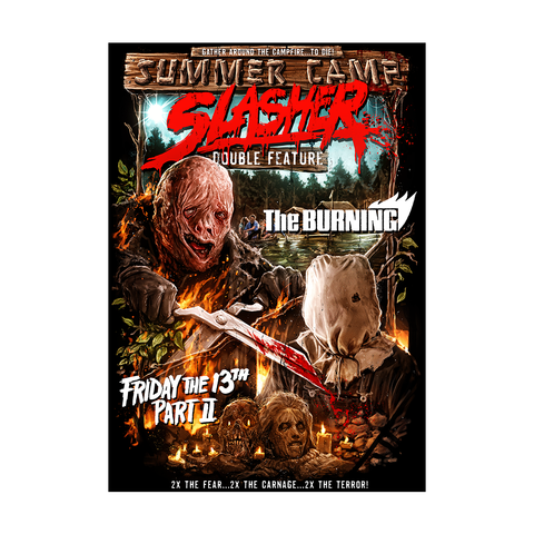 Summer Camp Slasher Double Feature - Poster (12x18)